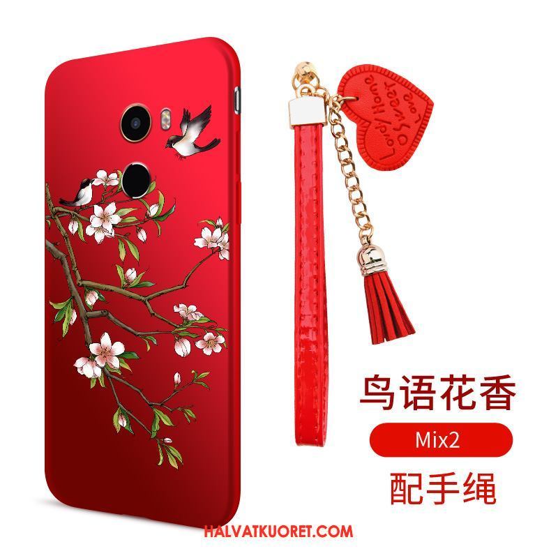 Xiaomi Mi Mix 2 Kuoret Pieni Pesty Suede Silikoni, Xiaomi Mi Mix 2 Kuori Murtumaton Beige