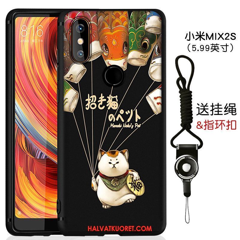 Xiaomi Mi Mix 2s Kuoret All Inclusive Pieni Persoonallisuus, Xiaomi Mi Mix 2s Kuori Suojaus Rakastunut Beige