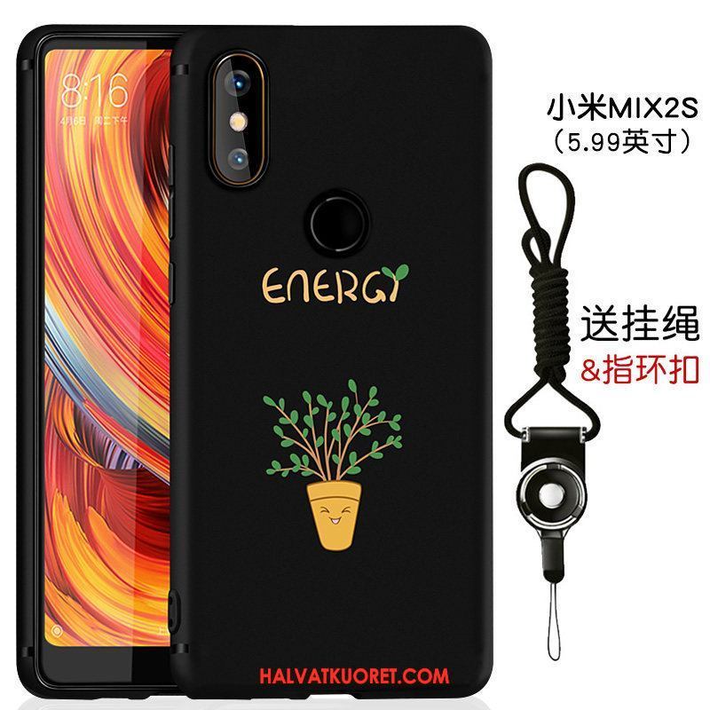 Xiaomi Mi Mix 2s Kuoret All Inclusive Pieni Persoonallisuus, Xiaomi Mi Mix 2s Kuori Suojaus Rakastunut Beige