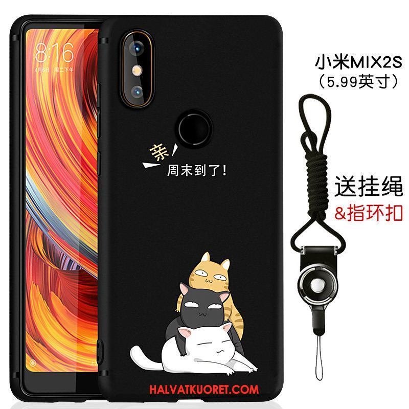 Xiaomi Mi Mix 2s Kuoret All Inclusive Pieni Persoonallisuus, Xiaomi Mi Mix 2s Kuori Suojaus Rakastunut Beige