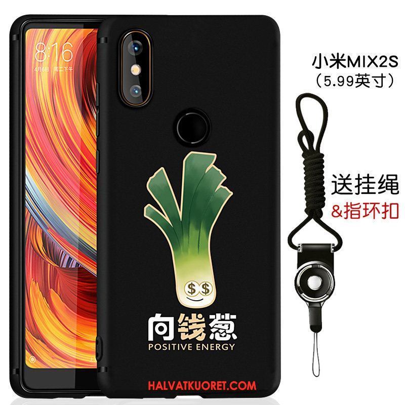 Xiaomi Mi Mix 2s Kuoret All Inclusive Pieni Persoonallisuus, Xiaomi Mi Mix 2s Kuori Suojaus Rakastunut Beige