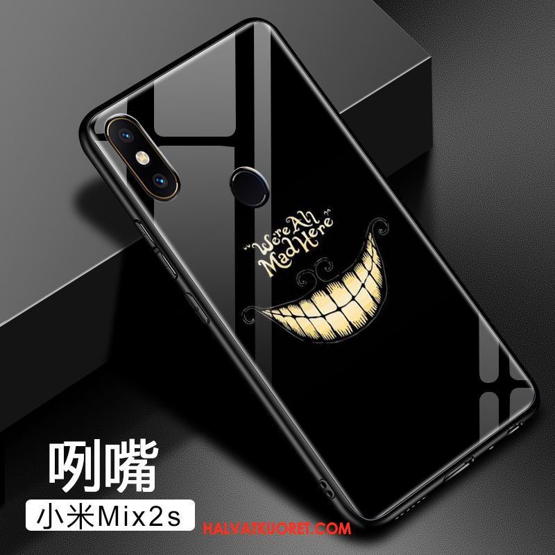 Xiaomi Mi Mix 2s Kuoret Lasi Puhelimen Persoonallisuus, Xiaomi Mi Mix 2s Kuori Takakansi Luova Beige