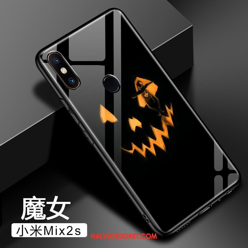 Xiaomi Mi Mix 2s Kuoret Lasi Puhelimen Persoonallisuus, Xiaomi Mi Mix 2s Kuori Takakansi Luova Beige