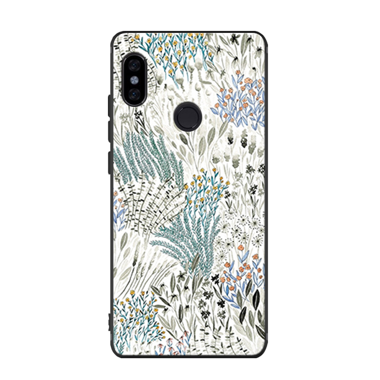 Xiaomi Mi Mix 2s Kuoret Pieni Yksinkertainen Murtumaton, Xiaomi Mi Mix 2s Kuori Kotelo Punainen Beige