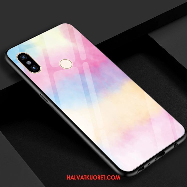 Xiaomi Mi Mix 2s Kuoret Punainen Keltainen Kaltevuus, Xiaomi Mi Mix 2s Kuori Puhelimen Karkaisu Beige