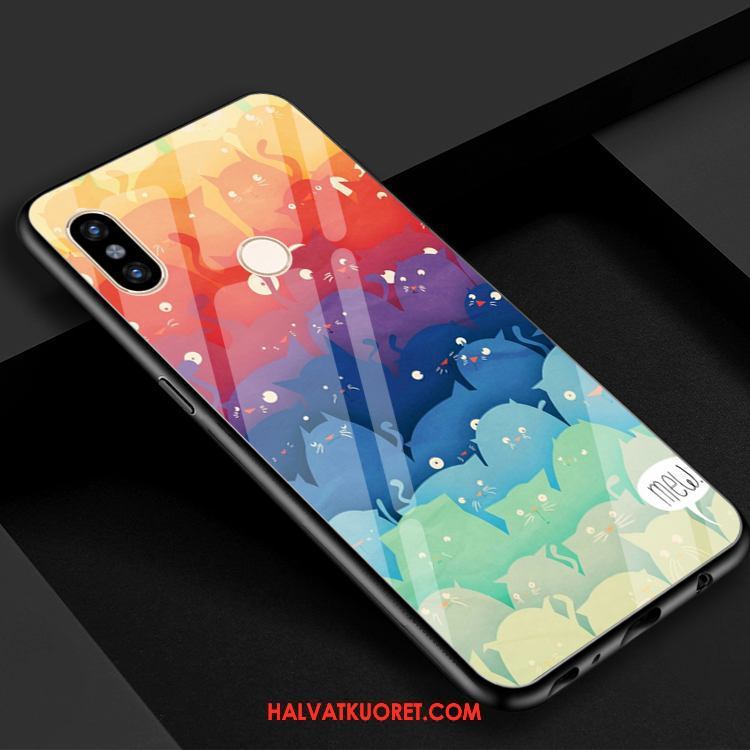 Xiaomi Mi Mix 2s Kuoret Punainen Keltainen Kaltevuus, Xiaomi Mi Mix 2s Kuori Puhelimen Karkaisu Beige