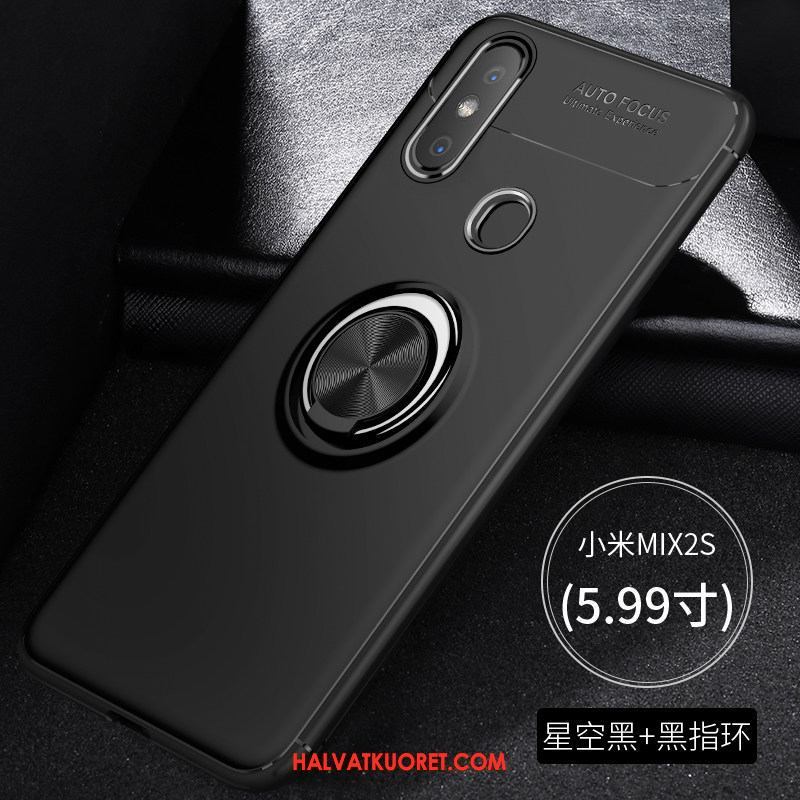 Xiaomi Mi Mix 2s Kuoret Trendi Kotelo All Inclusive, Xiaomi Mi Mix 2s Kuori Pesty Suede Puhelimen Beige