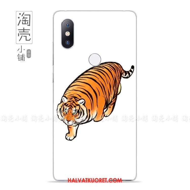 Xiaomi Mi Mix 2s Kuoret Yksinkertainen Kotelo, Xiaomi Mi Mix 2s Kuori Tiikeri Persoonallisuus Beige