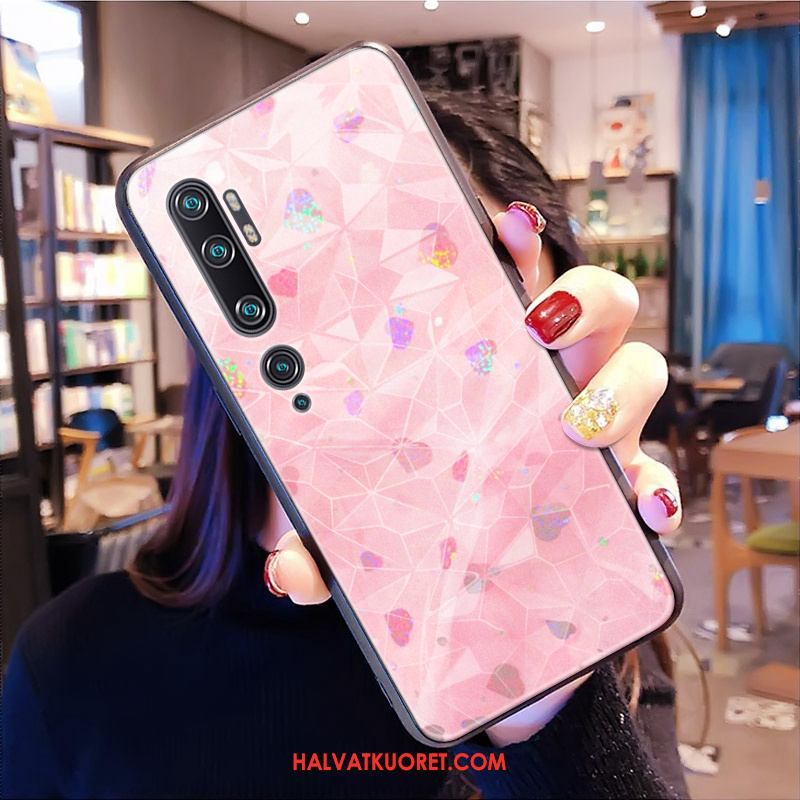 Xiaomi Mi Note 10 Kuoret Timantti Pieni Puhelimen, Xiaomi Mi Note 10 Kuori Violetti Kotelo Beige