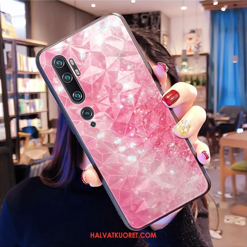 Xiaomi Mi Note 10 Kuoret Timantti Pieni Puhelimen, Xiaomi Mi Note 10 Kuori Violetti Kotelo Beige