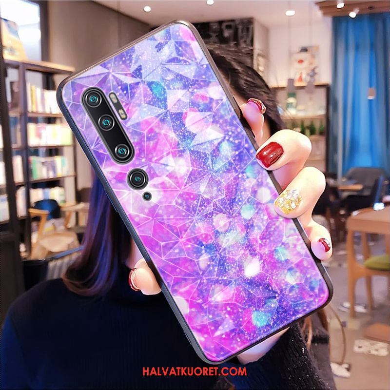 Xiaomi Mi Note 10 Kuoret Timantti Pieni Puhelimen, Xiaomi Mi Note 10 Kuori Violetti Kotelo Beige