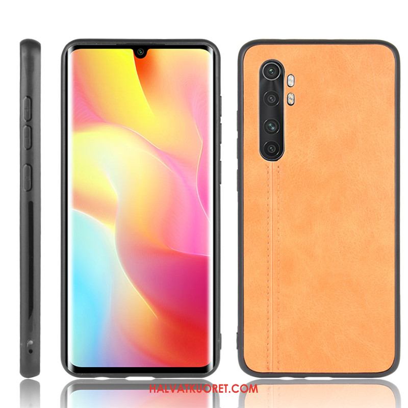 Xiaomi Mi Note 10 Lite Kuoret Nahkakotelo Punainen Puhelimen, Xiaomi Mi Note 10 Lite Kuori Kukkakuvio Nuoret Beige