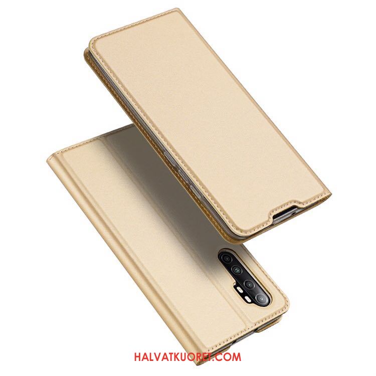 Xiaomi Mi Note 10 Lite Kuoret Pieni Liiketoiminta Puhelimen, Xiaomi Mi Note 10 Lite Kuori Nahkakotelo Beige