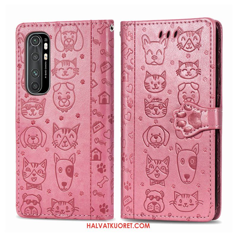 Xiaomi Mi Note 10 Lite Kuoret Puhelimen Kotelo Ihana, Xiaomi Mi Note 10 Lite Kuori Murtumaton Kukka Beige