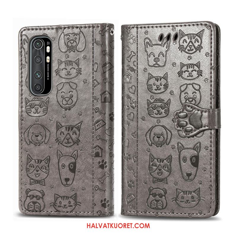Xiaomi Mi Note 10 Lite Kuoret Puhelimen Kotelo Ihana, Xiaomi Mi Note 10 Lite Kuori Murtumaton Kukka Beige