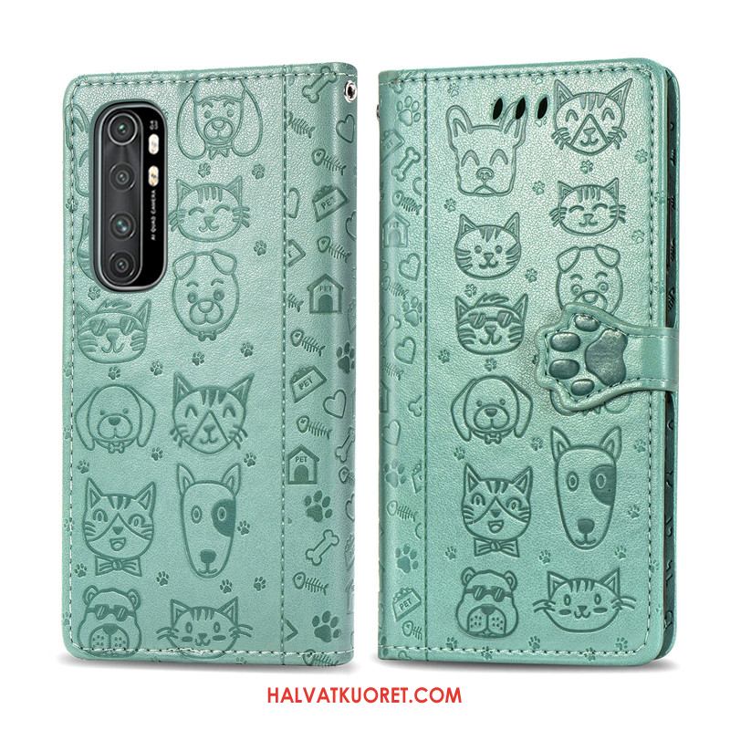 Xiaomi Mi Note 10 Lite Kuoret Puhelimen Kotelo Ihana, Xiaomi Mi Note 10 Lite Kuori Murtumaton Kukka Beige