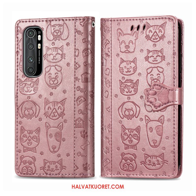 Xiaomi Mi Note 10 Lite Kuoret Puhelimen Kotelo Ihana, Xiaomi Mi Note 10 Lite Kuori Murtumaton Kukka Beige