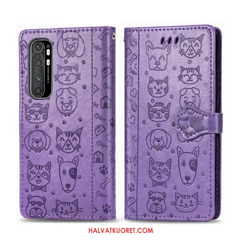 Xiaomi Mi Note 10 Lite Kuoret Puhelimen Kotelo Ihana, Xiaomi Mi Note 10 Lite Kuori Murtumaton Kukka Beige