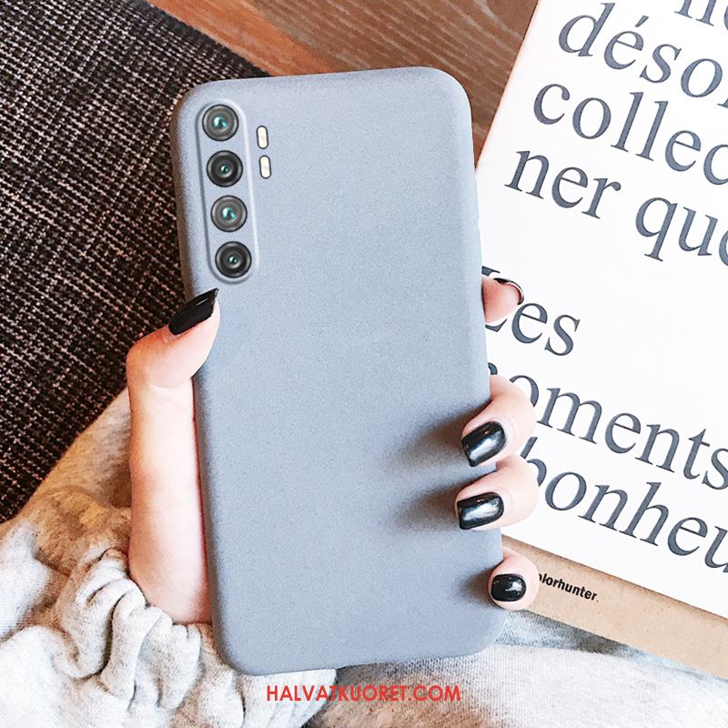 Xiaomi Mi Note 10 Lite Kuoret Silikoni Murtumaton Musta, Xiaomi Mi Note 10 Lite Kuori Suojaus Kotelo Beige Sandfarben