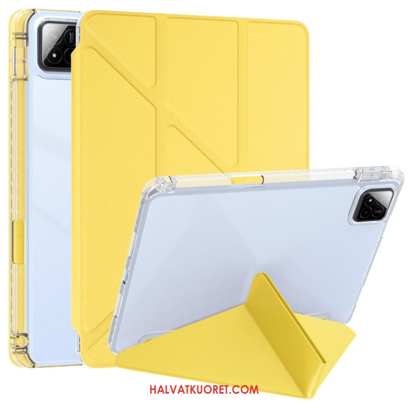 Xiaomi Pad 7 / 7 Pro Keinonahkaa Origami-suojalla