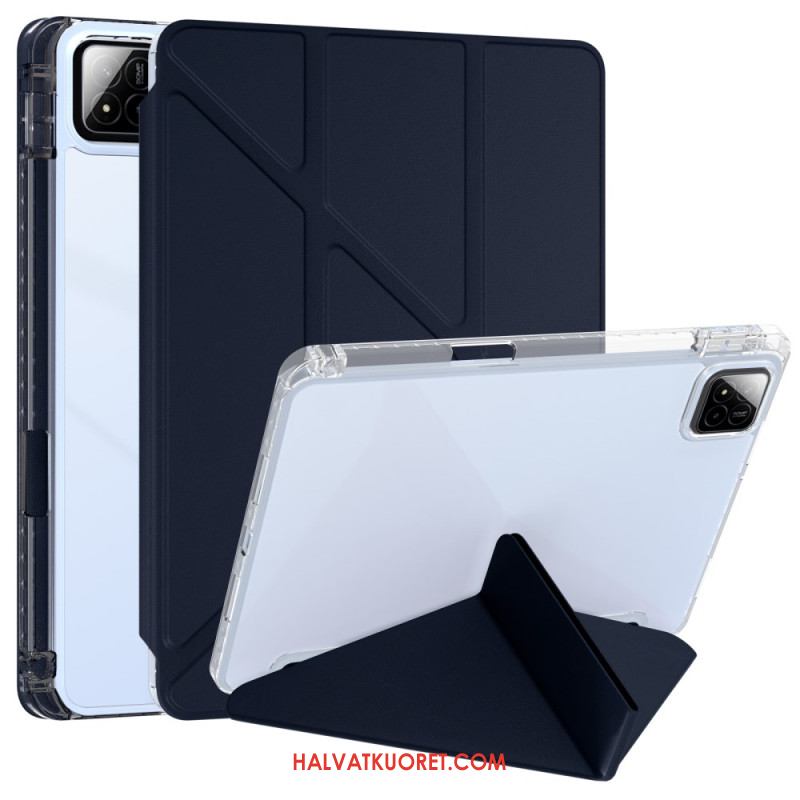 Xiaomi Pad 7 / 7 Pro Keinonahkaa Origami-suojalla