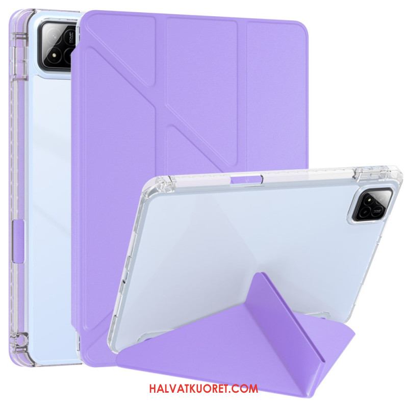 Xiaomi Pad 7 / 7 Pro Keinonahkaa Origami-suojalla