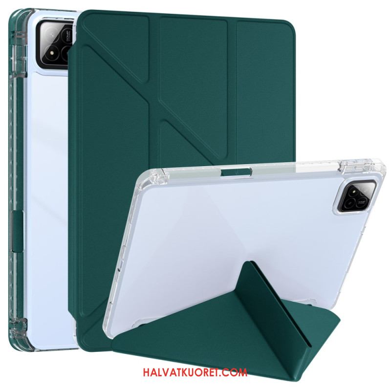 Xiaomi Pad 7 / 7 Pro Keinonahkaa Origami-suojalla