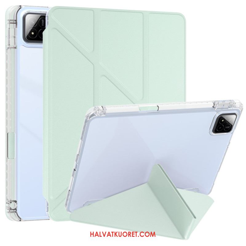 Xiaomi Pad 7 / 7 Pro Keinonahkaa Origami-suojalla