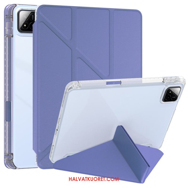 Xiaomi Pad 7 / 7 Pro Keinonahkaa Origami-suojalla