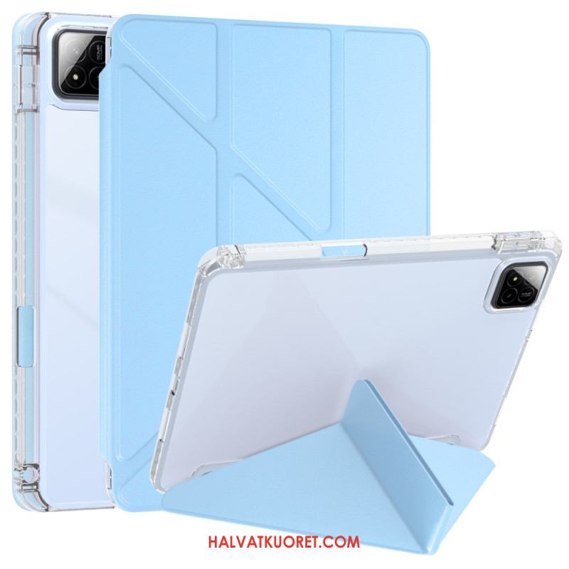 Xiaomi Pad 7 / 7 Pro Keinonahkaa Origami-suojalla