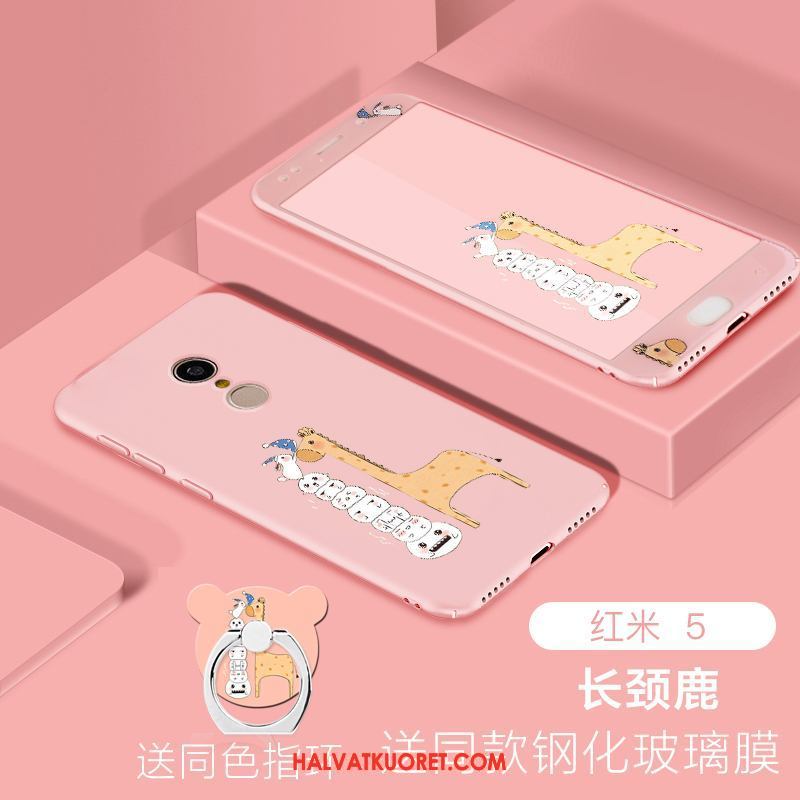 Xiaomi Redmi 5 Kuoret All Inclusive Karkaisu Vihreä, Xiaomi Redmi 5 Kuori Kotelo Punainen Beige