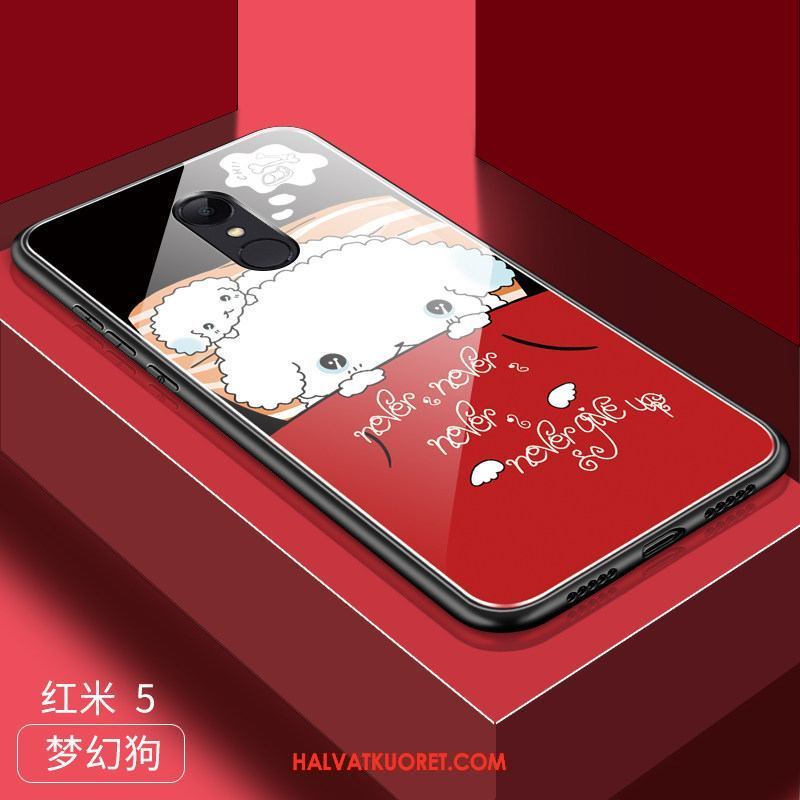 Xiaomi Redmi 5 Kuoret Kotelo Sarjakuva Punainen, Xiaomi Redmi 5 Kuori Trendi Beige