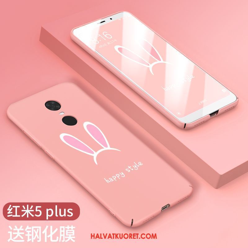 Xiaomi Redmi 5 Plus Kuoret Kova Punainen Sarjakuva, Xiaomi Redmi 5 Plus Kuori Persoonallisuus Luova Beige