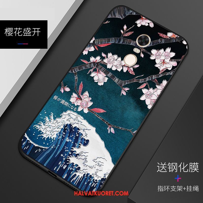 Xiaomi Redmi 5 Plus Kuoret Silikoni Muokata Pesty Suede, Xiaomi Redmi 5 Plus Kuori Murtumaton Pieni Beige