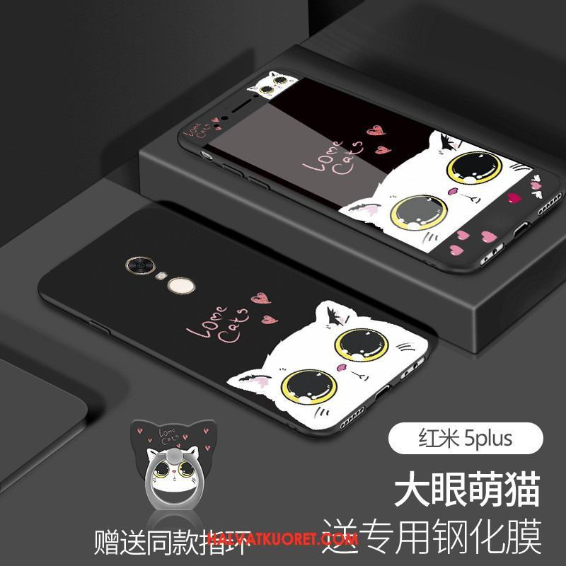Xiaomi Redmi 5 Plus Kuoret Silikoni Punainen Sininen, Xiaomi Redmi 5 Plus Kuori Persoonallisuus Pieni Beige