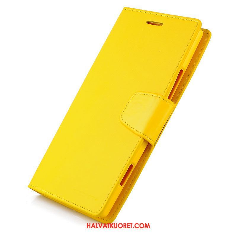Xiaomi Redmi 6 Kuoret Keltainen All Inclusive Suojaus, Xiaomi Redmi 6 Kuori Nahkakotelo Pehmeä Neste