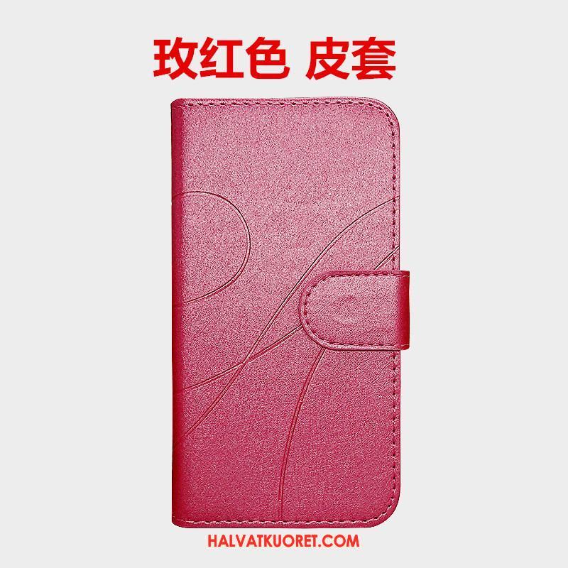 Xiaomi Redmi 6 Kuoret Kotelo Punainen Nahkakotelo, Xiaomi Redmi 6 Kuori Pieni Beige