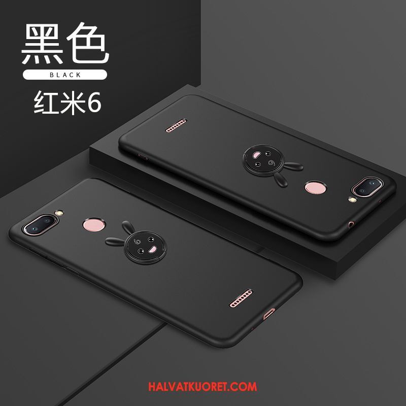 Xiaomi Redmi 6 Kuoret Pesty Suede Murtumaton All Inclusive, Xiaomi Redmi 6 Kuori Silikoni Beige