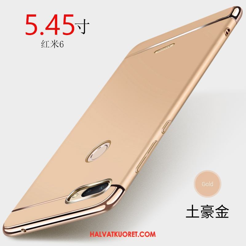 Xiaomi Redmi 6 Kuoret Puhelimen Luova, Xiaomi Redmi 6 Kuori Kova Pesty Suede Beige