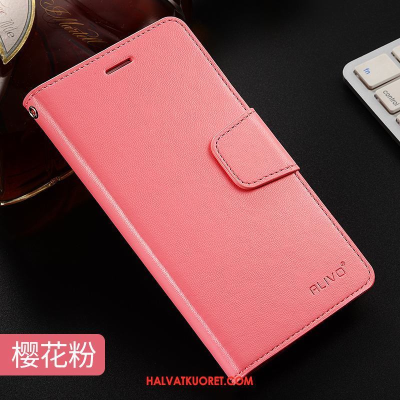 Xiaomi Redmi 6 Kuoret Puhelimen Nahkakotelo Suojaus, Xiaomi Redmi 6 Kuori Punainen All Inclusive Beige