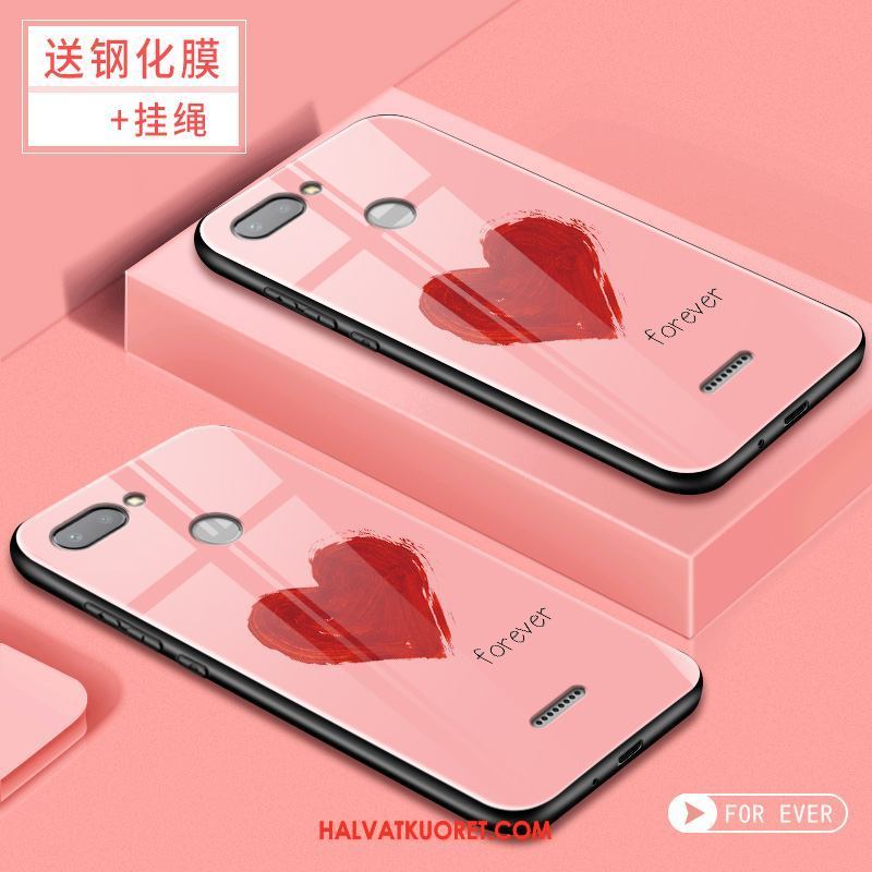 Xiaomi Redmi 6 Kuoret Puhelimen Silikoni, Xiaomi Redmi 6 Kuori Sarjakuva Net Red Beige