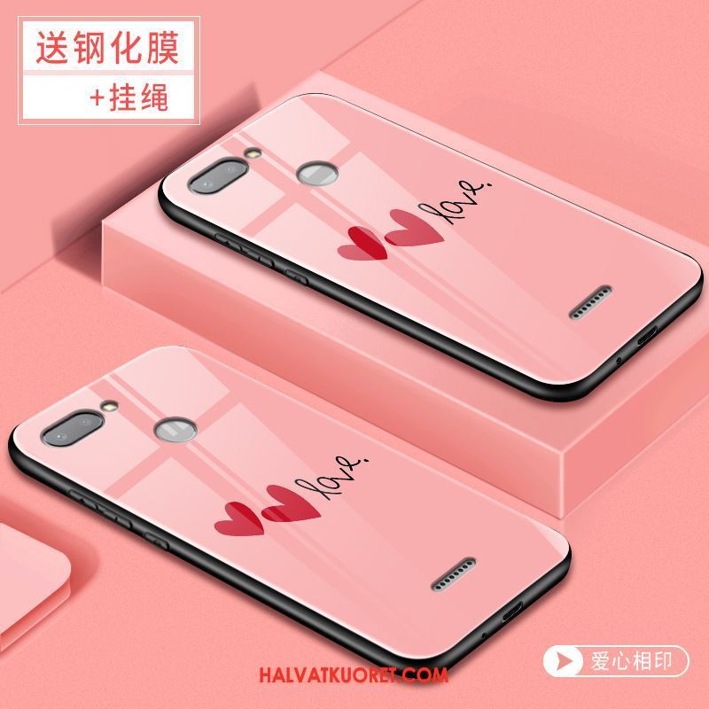 Xiaomi Redmi 6 Kuoret Puhelimen Silikoni, Xiaomi Redmi 6 Kuori Sarjakuva Net Red Beige