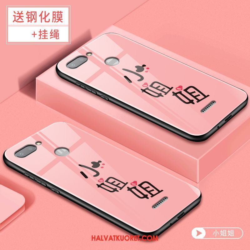 Xiaomi Redmi 6 Kuoret Puhelimen Silikoni, Xiaomi Redmi 6 Kuori Sarjakuva Net Red Beige