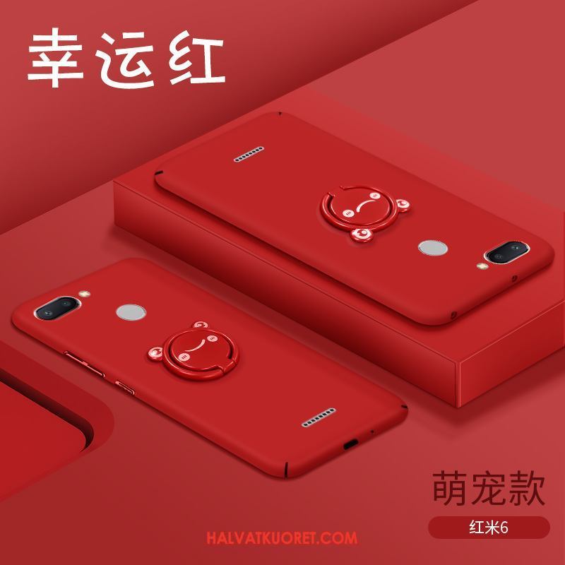 Xiaomi Redmi 6 Kuoret Suojaus Ohut Punainen, Xiaomi Redmi 6 Kuori Ultra Luova Beige