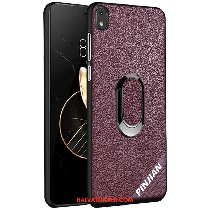 Xiaomi Redmi 7a Kuoret Liukumaton Suojaus Nahka, Xiaomi Redmi 7a Kuori Kotelo Beige