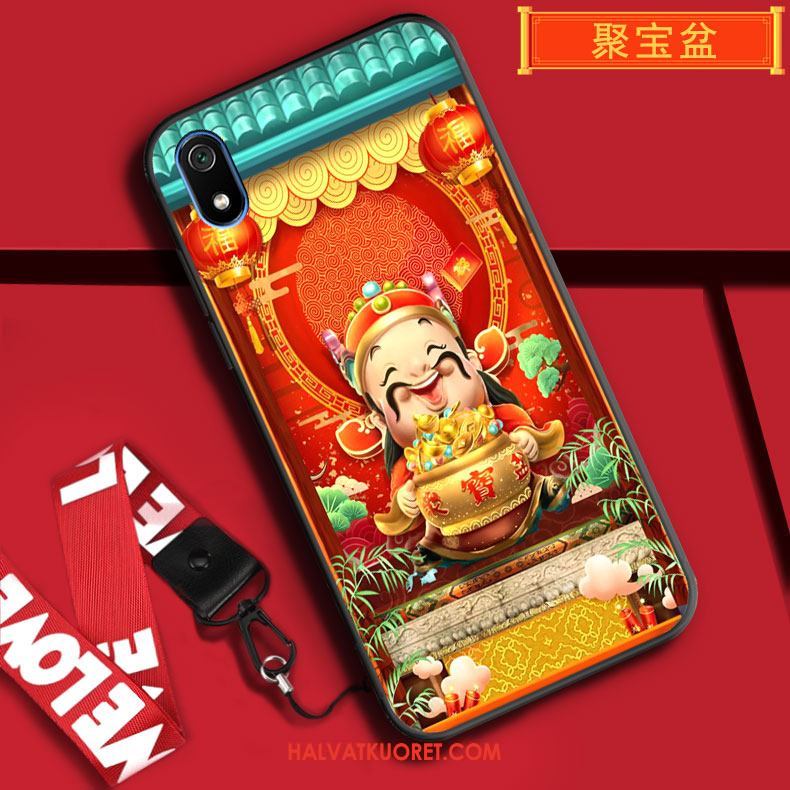 Xiaomi Redmi 7a Kuoret Suojaus Pehmeä Neste Ripustettavat Koristeet, Xiaomi Redmi 7a Kuori Festivaali Beige
