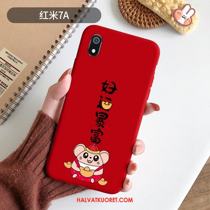 Xiaomi Redmi 7a Kuoret Suojaus Silikoni, Xiaomi Redmi 7a Kuori Trendi Persoonallisuus Beige