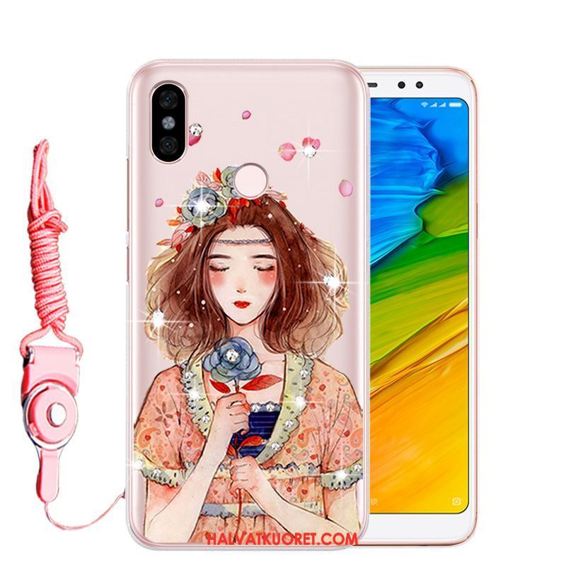 Xiaomi Redmi Note 5 Kuoret Murtumaton Kotelo Puhelimen, Xiaomi Redmi Note 5 Kuori Silikoni Strassi Beige