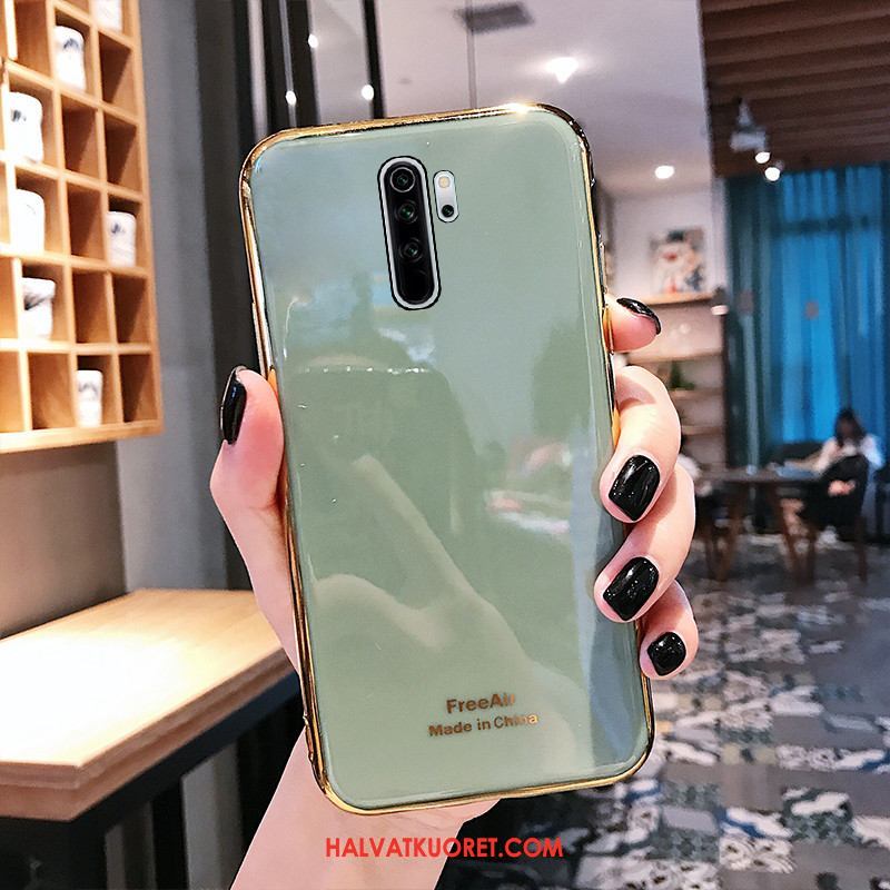 Xiaomi Redmi Note 8 Pro Kuoret Näytönsuojus Puhelimen Vihreä, Xiaomi Redmi Note 8 Pro Kuori Tummanvihreä Murtumaton Beige