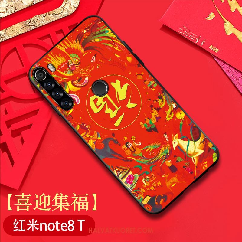 Xiaomi Redmi Note 8t Kuoret Kotelo Suojaus, Xiaomi Redmi Note 8t Kuori All Inclusive Ohut Beige